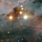 Hubble Reveals a Trinity of Stars