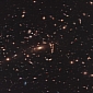 Hubble Sees Dark Matter Distorting Galaxies