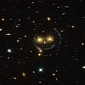 Hubble Sees Seriously Creepy Smiley Face in Outer Space
