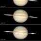 Hubble Snapshot Reveals Saturn and Four Moons