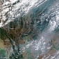 Huge Haze Cloud Seen Over Southeastern Asia