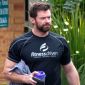 Hugh Jackman Gets Hit in the Groin at Cricket Game