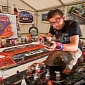 Ian Cook's Paintings Are Made with Remote Controlled Cars Instead of Brushes