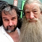 Ian McKellen Takes Photo on Final Day on the Job as Gandalf
