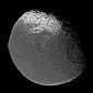 Iapetus' Ridge Created by Impact with Moon