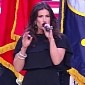 Idina Menzel Kicks Off Super Bowl 2015 with Flawless Rendition of the National Anthem – Video