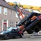 Incurable Romantic Crashes Crane Through a Roof While Trying to Propose