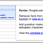 Inline Help Box Makes Google Docs Spreadsheet Functions Easier to Use