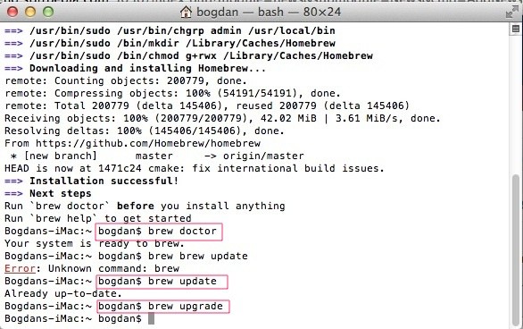 install homebrew mac