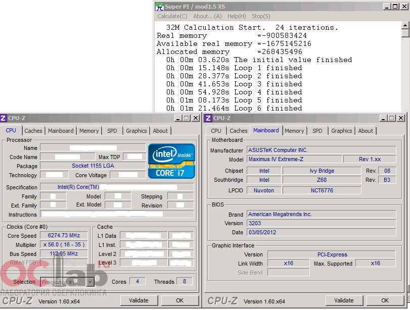 Intel Core I7 3770 Overclock