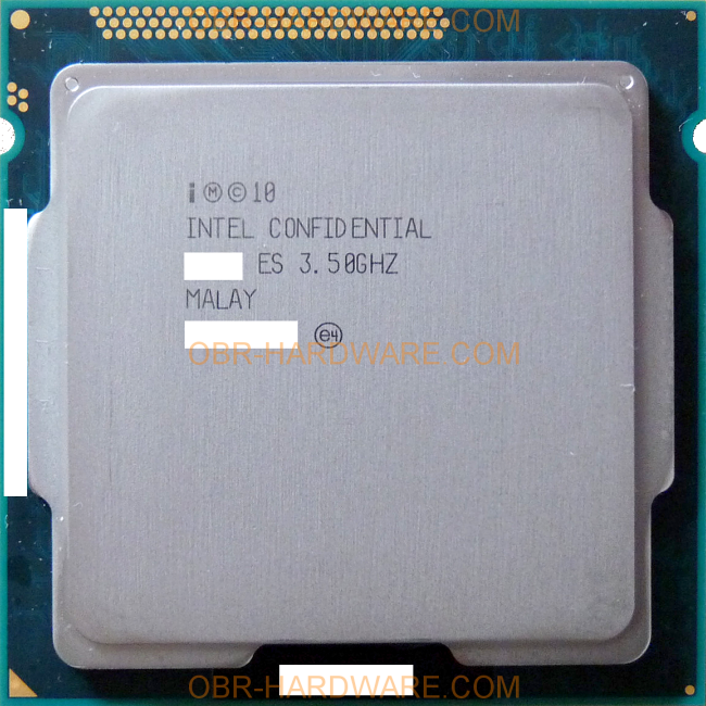 Intel Core i7-3770K Ivy Bridge CPU Pictured