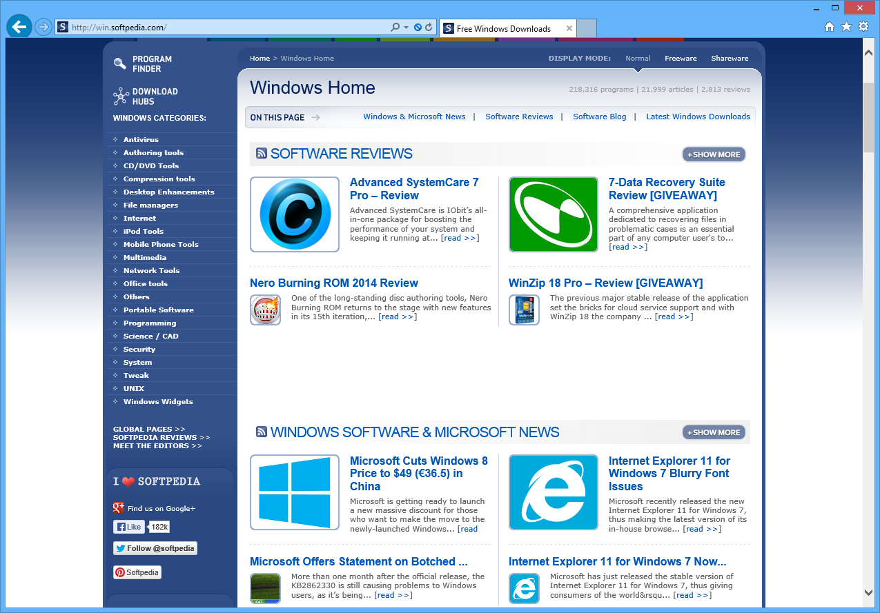 Internet Explorer 11 For Windows 7 System Requirements