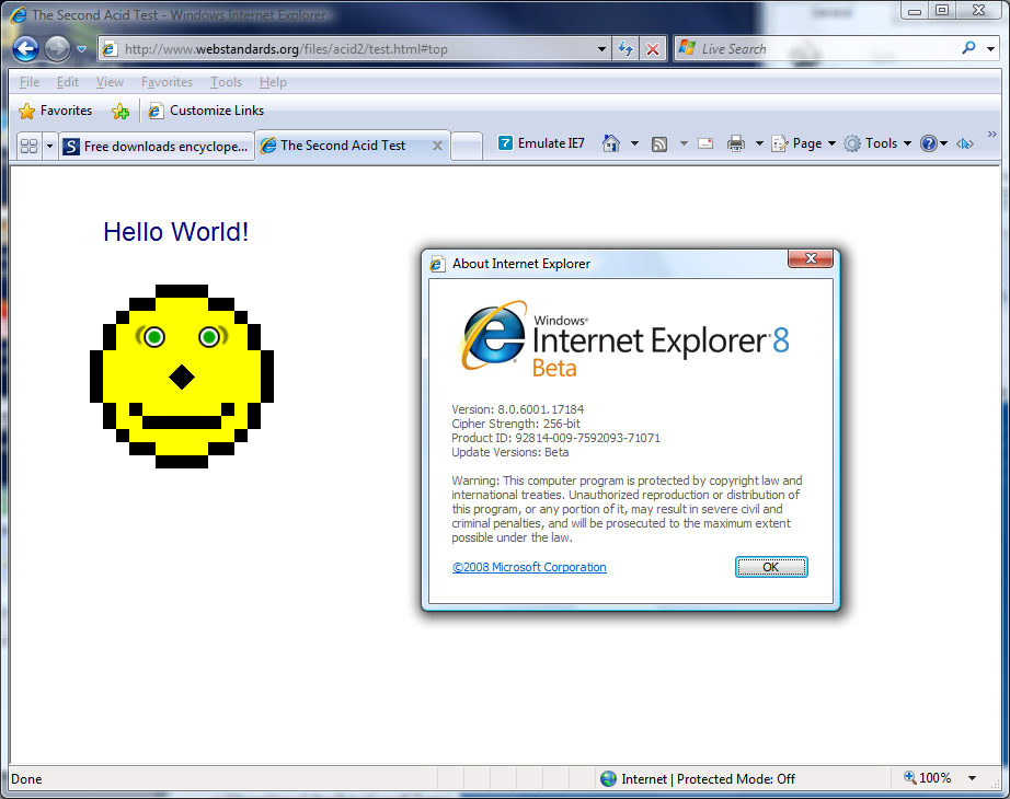 www internet explorer 8 download
