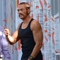Jean Claude Van Damme Rocks Funny Facial Hair for “Welcome to the Jungle”