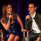Jennifer Lopez, Marc Anthony Hold Hands at Promo Event