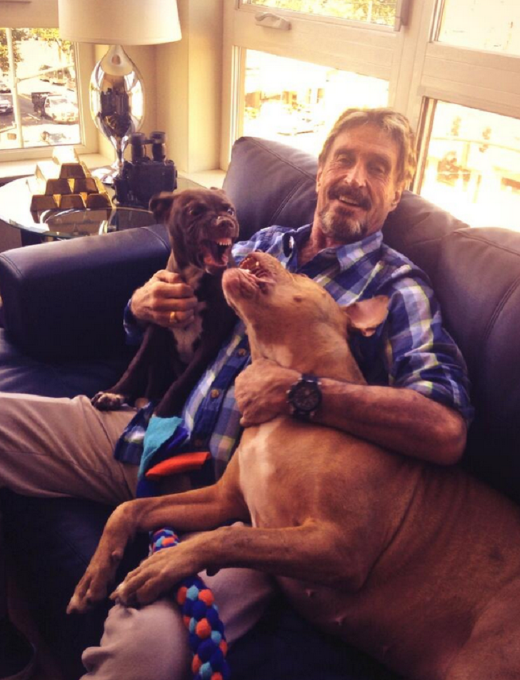 John McAfee posts picture to show that he is not dead.