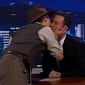 Johnny Depp Kisses Jimmy Kimmel on the Lips on the Show – Video