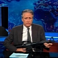 Jon Stewart Brandishes Plastic Gun While Talking Gun Control – Video