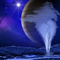 Jovian Moon Releases Water Vapors from South Pole