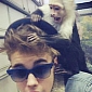 Justin Bieber's Monkey Gets Comfortable in His New Home