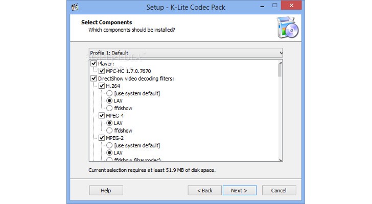 instal the new for windows K-Lite Codec Pack 17.7.3