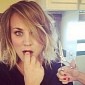 Kaley Cuoco Responds to Photo Leak Scandal with Pixelated Photo of Her Own