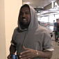 Kanye West Goes Off on Paparazzi Again: “Don’t Ever Talk to Me” – Video