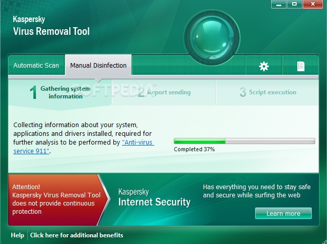Virus Removal Tool Review – Slow but Effective