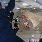 Kate Upton Modeling Swimsuit in Microgravity – Video