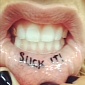 Ke$ha Gets New Tattoo, on the Inside of Her Lip