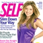 Kelly Clarkson in Self Magazine, Photoshopped to Look Thinner