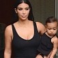 Kim Kadashian and Baby North Step Out in Matching Outfits, the World Cringes – Photo