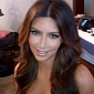 Kim Kardashian Dyes Her Hair