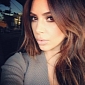 Kim Kardashian Returns to Her Signature Brown Locks