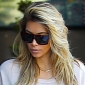 Kim Kardashian Sports even Blonder Look on North Doctor Visit