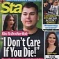Kim Kardashian Tells Overweight Brother Rob She Doesn’t Care If He Dies