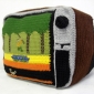 Knitted TV, System, Controllers and Pitfall on Screen