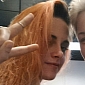 Kristen Stewart Dyes Her Hair Orange for New Film – Photo