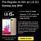 LG G3 Up for Pre-Order at Sprint Beginning July 11, on Sale from July 18