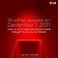 LG Plans Launch Event for December 1st, Nitro HD Expected