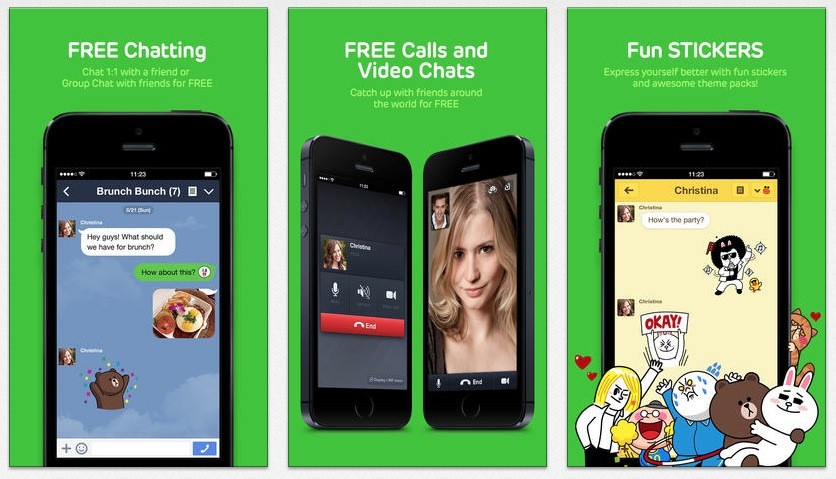 line free call and message app download