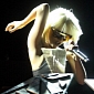 Lady Gaga Smacked in the Head with Giant Pole in Concert