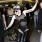 Lady Gaga Takes a Tumble on Her Favorite Heel-less Shoes