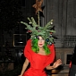 Lady Gaga's Fashion Choice: Fir Tree Fabulous