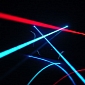 Lasers Obtained from Living Cells