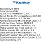 Leaked OS 5.0 for BlackBerry Storm 9500, Bold and Curve 8900