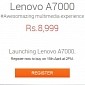 Lenovo A7000 Officially Launched in India, on Sale at Flipkart from April 15