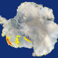 Less Ice Prompts Antarctic Bedrock Movements