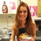 Lindsay Lohan Designs Her Own Milkshake, Serves It