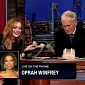 Lindsay Lohan and David Letterman Prank Call Oprah – Video